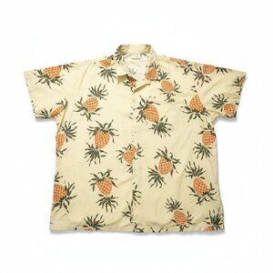 Rima 3X Men’s Hawaiian Shirt 100% Terivoile Pineapples